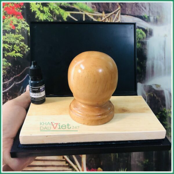dấu hoàn công chấm mực