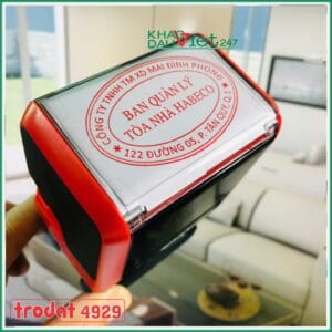 Con dấu oval ban quản lý chung cư