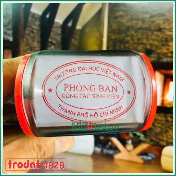 Con dấu phòng ban trường học
