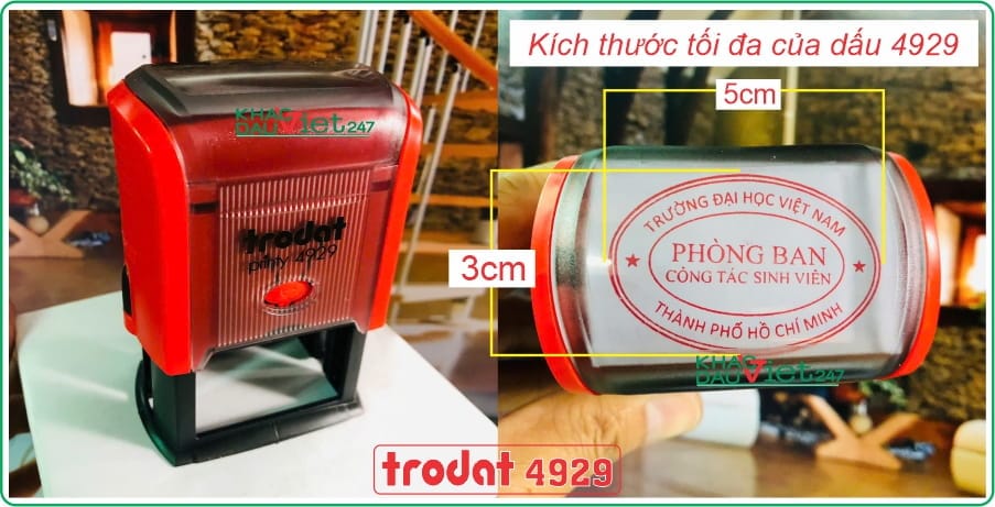 Con dấu phòng ban trường học