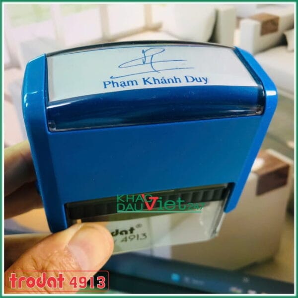 khắc dấu chữ ký và tên