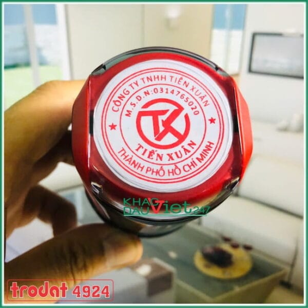 Dấu tròn công ty logo