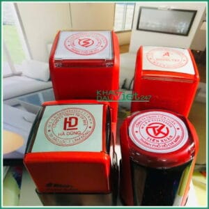 Dấu tròn công ty logo