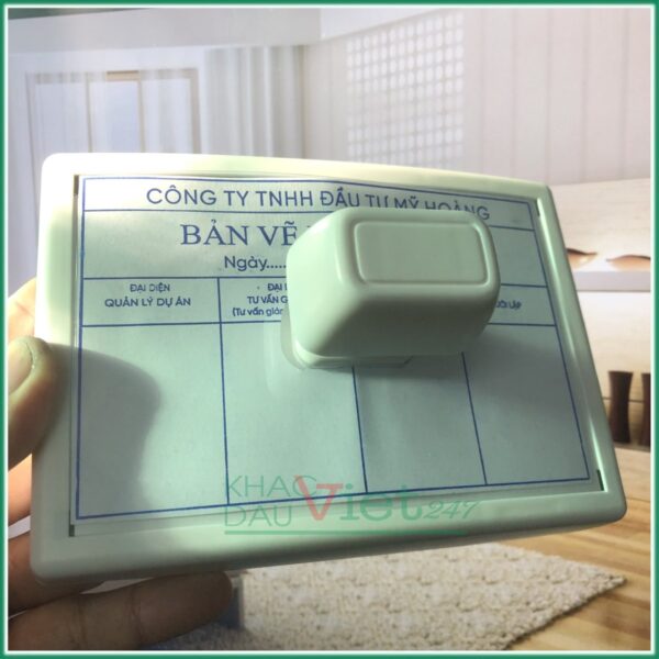 Dấu hoàn công liền mực
